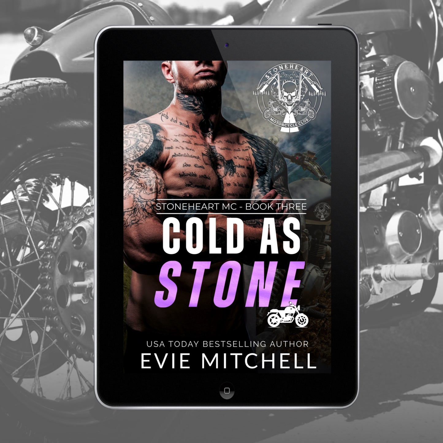 PRE-ORDER - Cold as Stone: BBW MC Lite Romance (Stoneheart MC, book 3)