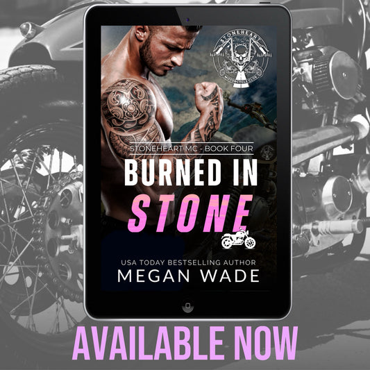 Burned in Stone: a BBW, MC Lite Romance (Stoneheart MC, book 4)