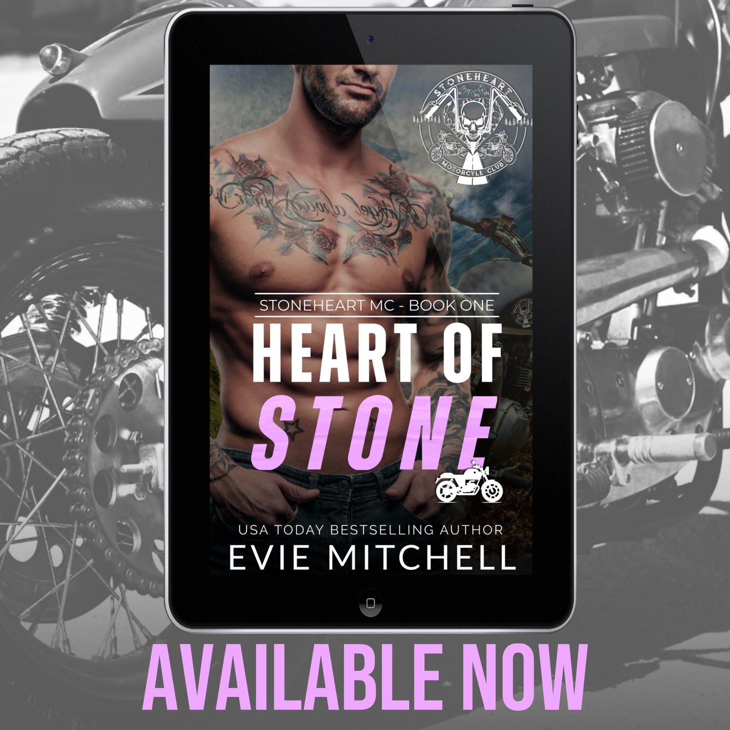 Heart of Stone: BBW MC Lite Romance (Stoneheart MC, book 1) by Evie Mitchell