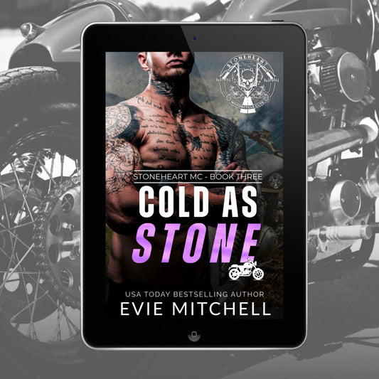 PRE-ORDER - Cold as Stone: BBW MC Lite Romance (Stoneheart MC, book 3)